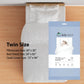 ApexZag Two Twin Size Disposable Bed Sheet Sets. Include Bed Sheet, Duvet Cover, and 2 Pillow Cases/Set